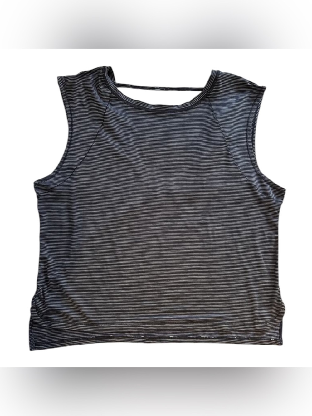 CLOUD 9 Sleeveless Athletic Workout Top U Back Crewneck Front | GUC